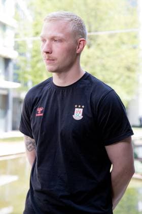 13.06.2025, xgox, Handball, EHF Champions League, Media Day und Abschlusstraining emspor, v.l. Magnus Saugstrup (Magdeburg, 23) Koeln