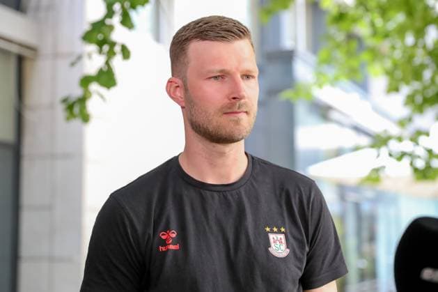 13.06.2025, xgox, Handball, EHF Champions League, Media Day und Abschlusstraining emspor, v.l. Philipp Weber (Magdeburg, 20) Koeln