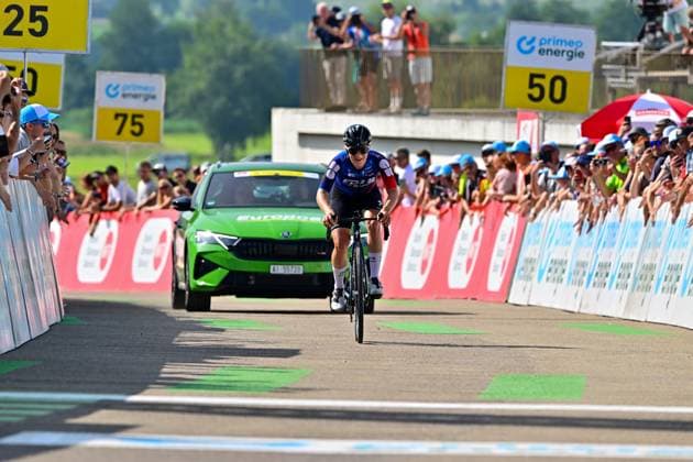 Amber KRAAK gewinnt 2. Etappe Tour de Suisse Women 2025 Amber KRAAK (Niederlande FDJ - SUEZ) gewinnt zweite Etappe der 5. Tour de Suisse Women 2025. UCI Women™s WorldTour 2025 am 13. Juni 2025 Gstaad nach Oberkirch(161.7km).