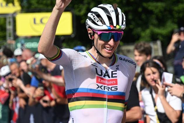 13-06-2025 Criterium Du Dauphine Libere; Tappa 06 Valserhone - Combloux; 2025, Uae Team Emirates - Xrg; Pogacar, Tadej; Combloux; 