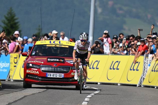 13-06-2025 Criterium Du Dauphine Libere; Tappa 06 Valserhone - Combloux; 2025, Uae Team Emirates - Xrg; Pogacar, Tadej; Combloux; 