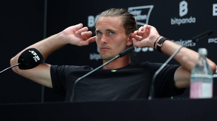 Sport Bilder des Tages BAU Stuttgart Tennis , BOSS Open, Alexander Zverev (GER) im Interview