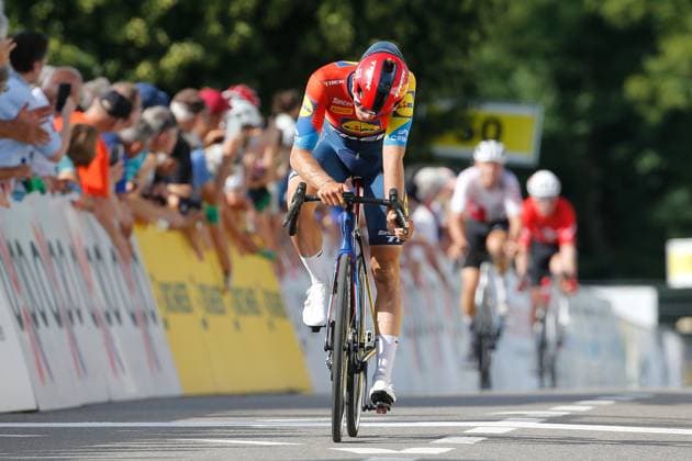 GP Gippingen Thibaut Nys BEL Team Lidl Trek 13.06.2025 Gippingen, SCHWEIZ, Radsporttage Gippingen Grosser Preis des Kanton Aargau Thibaut Nys BEL Team Lidl Trek
