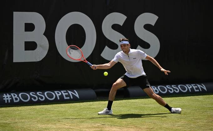Tennis, ATP-Turnier in Stuttgart 2025 BOSS OPEN Taylor Fritz (USA)