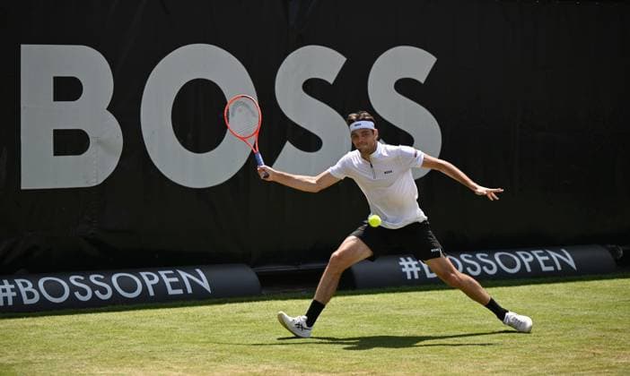 Tennis, ATP-Turnier in Stuttgart 2025 BOSS OPEN Taylor Fritz (USA)