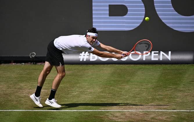 Tennis, ATP-Turnier in Stuttgart 2025 BOSS OPEN Taylor Fritz (USA)