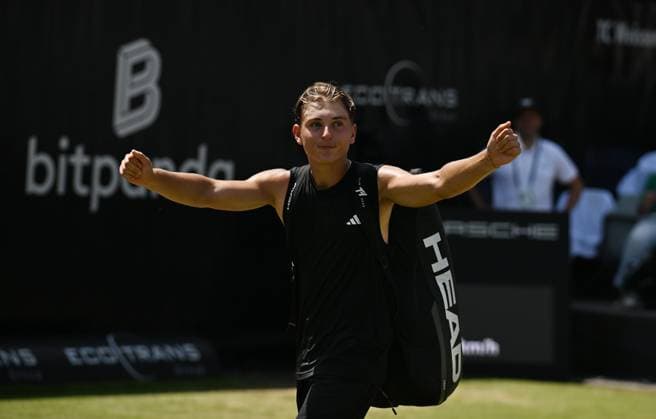 Tennis, ATP-Turnier in Stuttgart 2025 BOSS OPEN Justin Engel (GER)