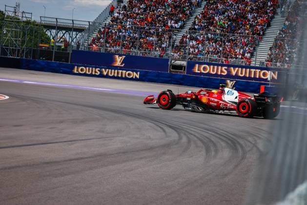 Formula 1 Pirelli Grand Prix du Canada 2025 Alexis Perrin OVERTAKE MAXPPP - Montréal 13 06 2025 44 HAMILTON Lewis (gbr), Scuderia Ferrari, action during the Formula 1 Pirelli Grand Prix du Canada 2025, the 10th round of the 2025 FIA Formula 1 World Championship, WM, Weltmeisterschaft at the Circuit Gilles Villeneuve in Montréal, Quebec, Canada, from June 12 to 15, 2025 Montréal Canada  Copyright: xOVERTAKE MAXPPPxAlexisxPerrinx OVT202506138404 OVT202506138404