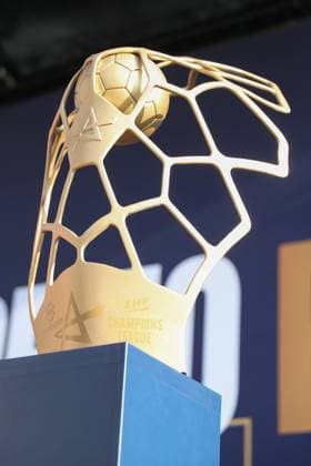 13.06.2025, xgox, Handball, EHF Champions League, Opening Party emspor, v.l. symbolfoto, Symbolbild, Throphäe, Pokal Koeln