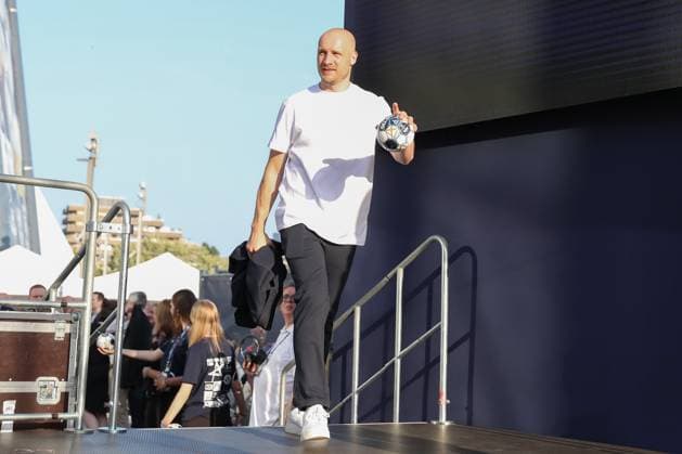 13.06.2025, xgox, Handball, EHF Champions League, Opening Party emspor, v.l. Daniel Pettersson (Magdeburg, 11) Koeln
