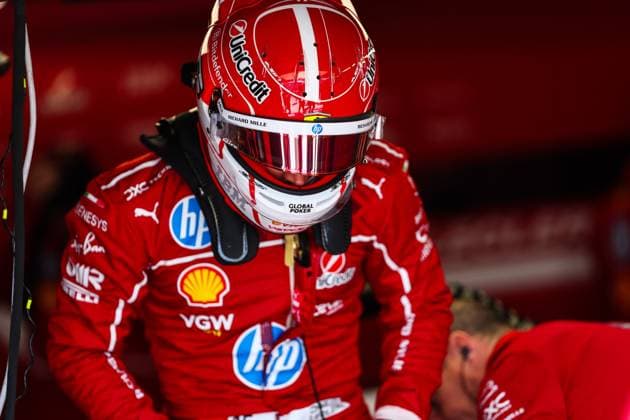 F1 - CANADIAN GRAND PRIX 2025 LECLERC Charles (mco), Scuderia Ferrari SF-25, portrait during the Formula 1 Pirelli Grand Prix du Canada 2025, 10th round of the 2025 FIA Formula One World Championship, WM, Weltmeisterschaft from June 14 to 16, 2025 on the Circuit Gilles Villeneuve, in MontrÃ al, Canada - MontrÃ alCanada  Copyright: xEricxAlonsox