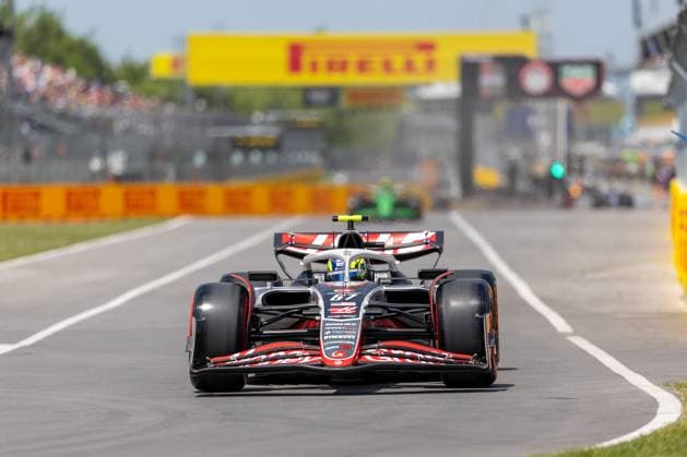 Oliver Bearman (MoneyGram Haas F1 Team, Großbritannien 87) im VF-25, CAN, Formel 1 Weltmeisterschaft, Grand Prix von Kanada, Circuit Gilles Villeneuve, Freies Training 1, Saison 2025, 13.06.2025 CAN, Formel 1 Weltmeisterschaft, Grand Prix von Kanada, Circuit Gilles Villeneuve, Freies Training 1, Saison 2025, 13.06.2025 Montreal Copyright: xEibner-Pressefoto MarcelxFischerx EP_MFI