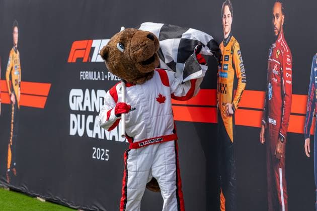 Maskottchen Murmeltier F1 Kanada Grand Prix, CAN, Formel 1 Weltmeisterschaft, Grand Prix von Kanada, Circuit Gilles Villeneuve, Media Day, Saison 2025, 12.06.2025 CAN, Formel 1 Weltmeisterschaft, Grand Prix von Kanada, Circuit Gilles Villeneuve, Media Day, Saison 2025, 12.06.2025 Montreal Copyright: xEibner-Pressefoto VornamexNachnax EP_MFI