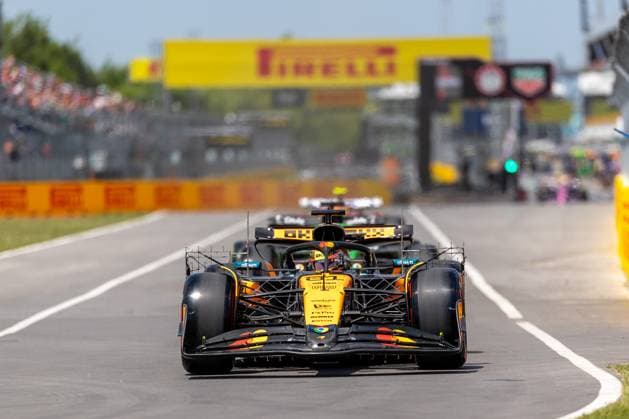 Oscar Piastri (McLaren Formula 1 Team, Australien 81) im MCL39, CAN, Formel 1 Weltmeisterschaft, Grand Prix von Kanada, Circuit Gilles Villeneuve, Freies Training 1, Saison 2025, 13.06.2025 CAN, Formel 1 Weltmeisterschaft, Grand Prix von Kanada, Circuit Gilles Villeneuve, Freies Training 1, Saison 2025, 13.06.2025 Montreal Copyright: xEibner-Pressefoto MarcelxFischerx EP_MFI
