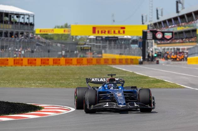 Alex Albon (Atlassian Williams Racing, Thailand, 23) im FW47, CAN, Formel 1 Weltmeisterschaft, Grand Prix von Kanada, Circuit Gilles Villeneuve, Freies Training 1, Saison 2025, 13.06.2025 CAN, Formel 1 Weltmeisterschaft, Grand Prix von Kanada, Circuit Gilles Villeneuve, Freies Training 1, Saison 2025, 13.06.2025 Montreal Copyright: xEibner-Pressefoto MarcelxFischerx EP_MFI