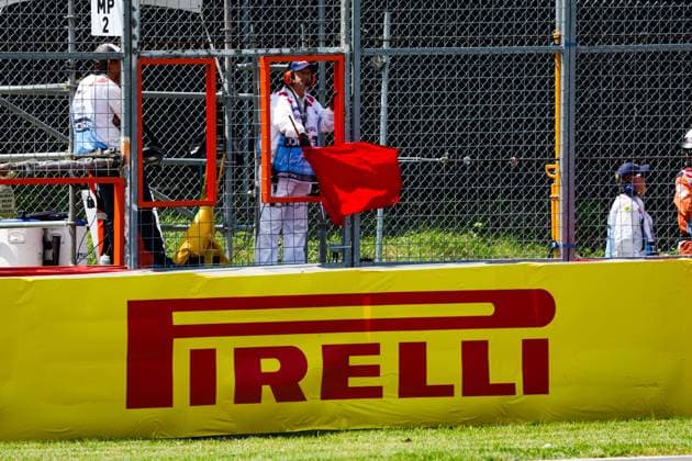 F1 - CANADIAN GRAND PRIX 2025 Red flag marshall, commissaire de piste, marshal, marshalls, marshals during the Formula 1 Pirelli Grand Prix du Canada 2025, 10th round of the 2025 FIA Formula One World Championship, WM, Weltmeisterschaft from June 14 to 16, 2025 on the Circuit Gilles Villeneuve, in Montrà al, Canada - Montrà alCanada Copyright: xFLORENTxGOODENx