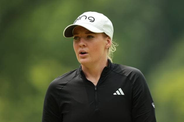 Meijer LPGA, Golf Damen Classic BELMONT, MICHIGAN-JUNE 13: Cassie Porter of Australia aproaches the 16th green during the second round of the Meijer LPGA Classic for Simply Give golf tournament at Blythefield Country Club in Belmont, MI, USA Friday, June 13, 2025. Belmont Michigan United States  Copyright: xJorgexLemusx originalFilename:lemus-meijerlp250613_np2wA.jpg