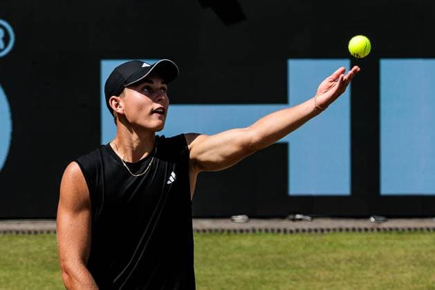 BOSS OPEN ATP250; 13.06.2025 Justin Engel (GER) im Match gegen Felix Auger-Aliassime (CAN) BOSS OPEN ATP250; Stuttgart, Tennisclub Weissenhof am 13.06.2025 Copyright: xBEAUTIFULxSPORTS Wunderlx