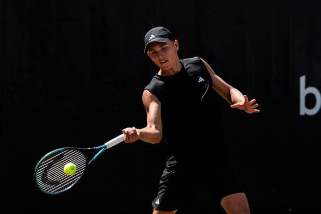 BOSS OPEN ATP250; 13.06.2025 Justin Engel (GER) im Match gegen Felix Auger-Aliassime (CAN) BOSS OPEN ATP250; Stuttgart, Tennisclub Weissenhof am 13.06.2025 Copyright: xBEAUTIFULxSPORTS Wunderlx