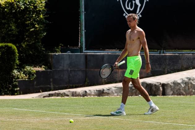 BOSS OPEN ATP250; 13.06.2025 Alexander Zverev (GER) beim Training, trainieren BOSS OPEN ATP250; Stuttgart, Tennisclub Weissenhof am 13.06.2025 Copyright: xBEAUTIFULxSPORTS Wunderlx