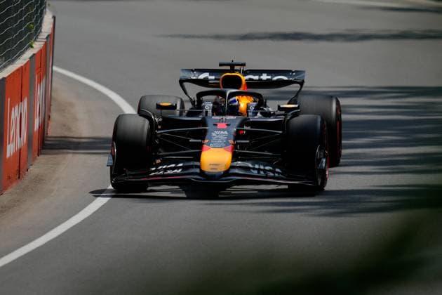 MOTORI - Formula 1 - Pirelli Grand Prix du Canada 2025 - Practice & press conference, PK, Pressekonferenz Max Verstappen (NED), Oracle Red Bull Racing, 1, Practice 1 during Pirelli Grand Prix du Canada 2025 - Practice & Press Conference, Formula 1 Championship in Montreal, Canada, June 13 2025 Montreal Canada  Copyright: xIPAxSport ABACAx