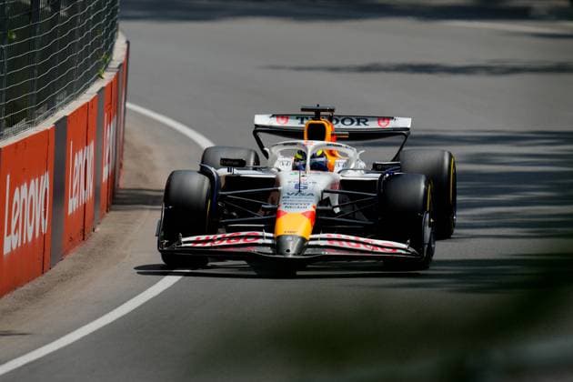 MOTORI - Formula 1 - Pirelli Grand Prix du Canada 2025 - Practice & press conference, PK, Pressekonferenz Isack Hadjar (FRA), Visa Cash App Racing Bulls, 6, Practice 1 during Pirelli Grand Prix du Canada 2025 - Practice & Press Conference, Formula 1 Championship in Montreal, Canada, June 13 2025 Montreal Canada  Copyright: xIPAxSport ABACAx