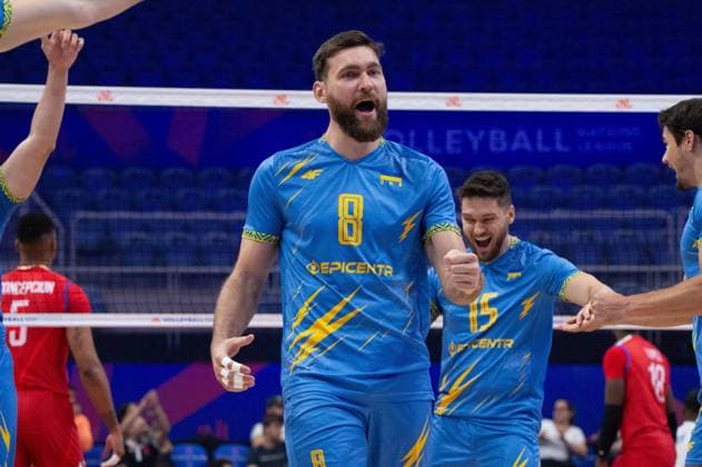 Ukraine vs Cuba RIO DE JANEIRO, RJ - 13.06.2025: UKRAINE VS CUBA - Yanchuk (UKR), during a match valid for the Volleyball Nations League (VNL), held on June 13, 2025, at the Maracanazinho gym, in Rio de Janeiro, RJ, Brazil. (Photo: Renato Assis Fotoarena) x2753677x  RenatoxAssis