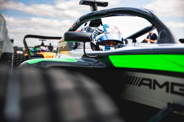 AUTO - F1 ACADEMY 2025 - MONTREAL 28 PIN Doriane (fra), Prema Racing, Supporter by Mercedes, Tatuus F4-T421, action during the 4th round of the 2025 F1 Academy Championship from June 14 to 16, 2025 on the Circuit Gilles Villeneuve, in MontrÃ al, Canada - MontrÃ alCanada  Copyright: xAlexisxPerrinx