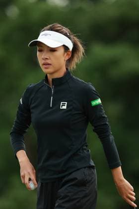 Meijer LPGA, Golf Damen Classic BELMONT, MICHIGAN-JUNE 13: Muni He of People™s Republic of China walks on the first green during the second round of the Meijer LPGA Classic for Simply Give golf tournament at Blythefield Country Club in Belmont, MI, USA Friday, June 13, 2025. Belmont Michigan United States  Copyright: xJorgexLemusx originalFilename:lemus-meijerlp250613_np4Cc.jpg