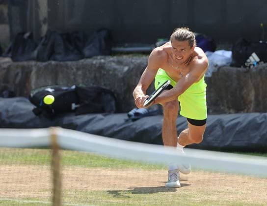 14.06.2025,Boss Open 2025, TC Weissenhof Stuttgart, ATP, Tennis Herren Tour 250 Tennis, im Bild: Alexander Zverev (GER)