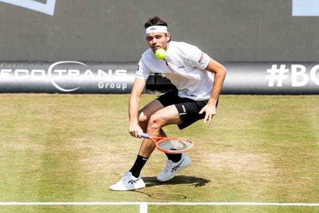 BOSS OPEN ATP250; 14.06.2025 Taylor Fritz (USA) im Match gegen Felix Auger-Aliassime (CAN) BOSS OPEN ATP250; Stuttgart, Tennisclub Weissenhof am 14.06.2025 Copyright: xBEAUTIFULxSPORTS Wunderlx