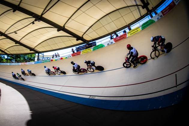 Erfurt , 140625 , Deutsche Meisterschaft Steher & Derny (Finale) im Bild: Derny Frauen Feature