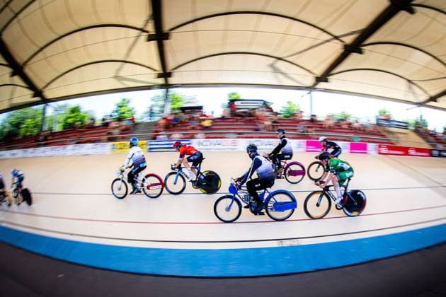Erfurt , 140625 , Deutsche Meisterschaft Steher & Derny (Finale) im Bild: Derny Frauen Feature
