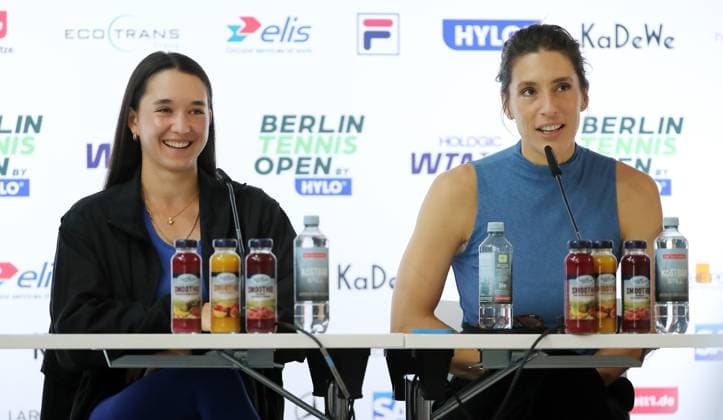 Eva Lys, Andrea Petkovic HYLO Berlin Tennis Open Damen Auftakt Pressekonferenz PK 14.06.2025
