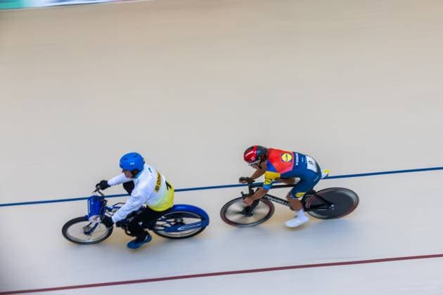 Erfurt , 140625 , Deutsche Meisterschaft Steher & Derny (Finale) im Bild: Derny Männer Tim Tom Teutenberg