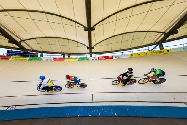Erfurt , 140625 , Deutsche Meisterschaft Steher & Derny (Finale) im Bild: Derny Männer Tim Tom Teutenberg