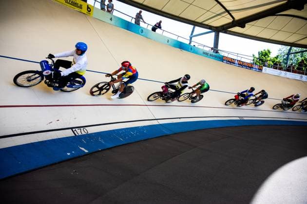 Erfurt , 140625 , Deutsche Meisterschaft Steher & Derny (Finale) im Bild: Derny Männer Tim Tom Teutenberg