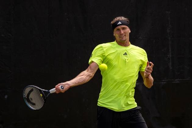 Alexander Zverev (GER). xettx, Deutschland, Stuttgart, 14.06.2025, Tennis, Boss Open, 2025, Halbfinale, A. Zverev (GER) - B. Shelton (USA), TC Weissenhof, Center Court