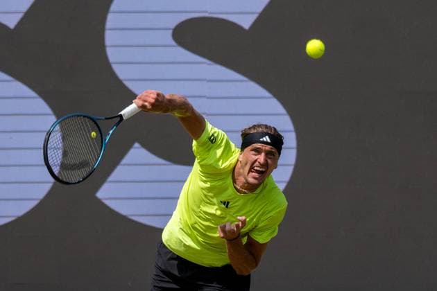 Alexander Zverev (GER). xettx, Deutschland, Stuttgart, 14.06.2025, Tennis, Boss Open, 2025, Halbfinale, A. Zverev (GER) - B. Shelton (USA), TC Weissenhof, Center Court