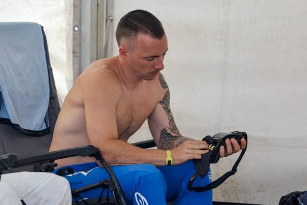 COUPE DU MONDE DE BMX 2025 MANCHE 1 PHOTOPQR LE DAUPHINE Christophe AGOSTINIS ; Sarrians ; 14 06 2025 ; Sarrians le 14 juin 2025. Coupe du Monde de BMX 2025. Manche 1.. Elite homme. Romain Mahieu. Photo Christophe Agostinis Le Dauphiné Libéré BMX WORLD CUP EVENT IN SARRIANS FRANCE JUNE 14TH 2025 Sarrians Vaucluse Provence-Alpes-Côte d Azur France  Copyright: xPHOTOPQR LExDAUPHINE MAXPPPxChristophexAGOSTINISx 20250614JDL0017 20250614JDL0017
