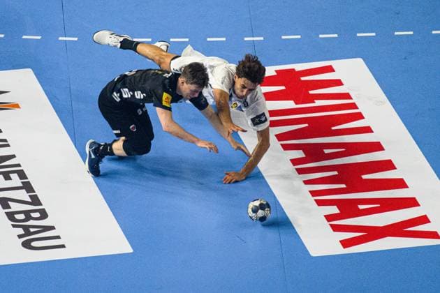 COLOGNE, GERMANY - 14 JUNE, 2025: - The match of TruckScout24 EHF FINAL4 Fuchse Berlin vs HBC Nantes at Lanxess Arena.  Copyright: xVITALIIxKLIUIEVx