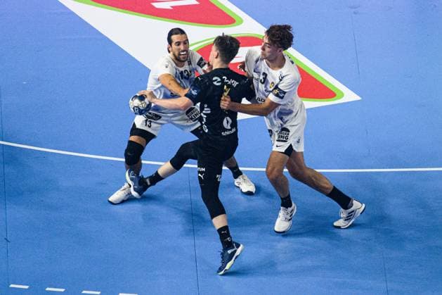 COLOGNE, GERMANY - 14 JUNE, 2025: - The match of TruckScout24 EHF FINAL4 Fuchse Berlin vs HBC Nantes at Lanxess Arena.  Copyright: xVITALIIxKLIUIEVx