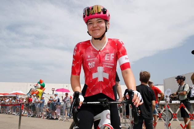 TDS Women Noemi Rueegg SUI Team EF Education - Oatly 14.06.2025 Sursee, SCHWEIZ, Tour de Suisse Women 3.Etappe Sursee - Kuessnacht Noemi Rueegg SUI Team EF Education - Oatly