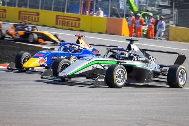 June 14, 2025, Montreal, Qc, Canada: CHLOE CHAMBERS (14) from USA, Campos Racing team and DORIANE PIN (28) from France, PREMA Racing team at Canadian F1 Grand Prix at Gilles Villeneuve circuit in Montreal, QC, Canada on 2025-06-14 Montreal Canada - ZUMAl189 20250614_zsp_l189_007 Copyright: xYannickxLegarex