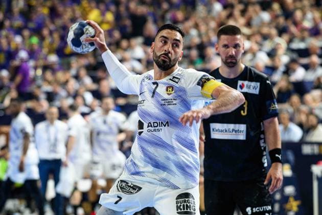 COLOGNE, GERMANY - 14 JUNE, 2025: Valero Rivera Folch - The match of TruckScout24 EHF FINAL4 Fuchse Berlin vs HBC Nantes at Lanxess Arena.  Copyright: xVITALIIxKLIUIEVx