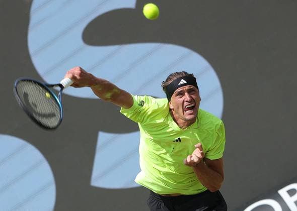 14.06.2025,Boss Open 2025, TC Weissenhof Stuttgart, ATP, Tennis Herren Tour 250 Tennis, im Bild: Alexander Zverev (GER)