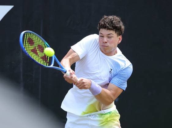 14.06.2025,Boss Open 2025, TC Weissenhof Stuttgart, ATP, Tennis Herren Tour 250 Tennis, im Bild: Ben Shelton (USA)