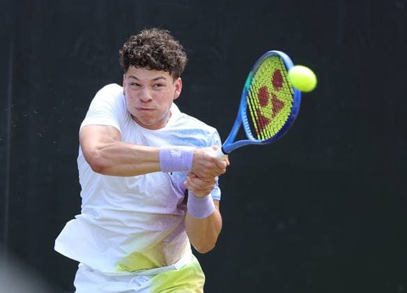 14.06.2025,Boss Open 2025, TC Weissenhof Stuttgart, ATP, Tennis Herren Tour 250 Tennis, im Bild: Ben Shelton (USA)