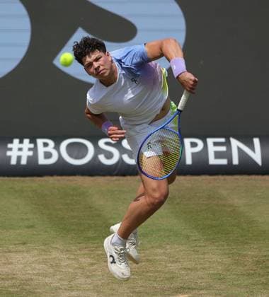 14.06.2025,Boss Open 2025, TC Weissenhof Stuttgart, ATP, Tennis Herren Tour 250 Tennis, im Bild: Ben Shelton (USA)