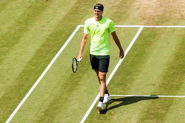 BOSS OPEN ATP250; 14.06.2025 Alexander Zverev (GER) im Match gegen Ben Shelton (USA) BOSS OPEN ATP250; Stuttgart, Tennisclub Weissenhof am 14.06.2025 Copyright: xBEAUTIFULxSPORTS Wunderlx